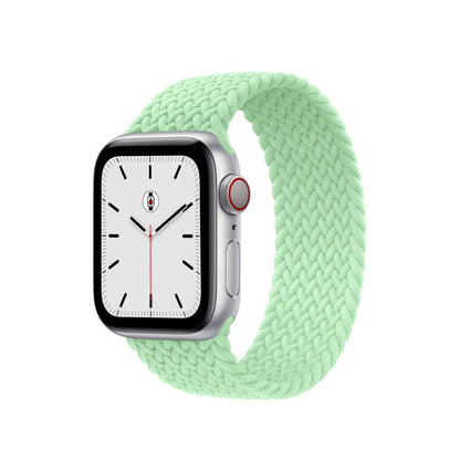 Pistachio BB Braided Solo Loop Apple Watch Band - BugBands