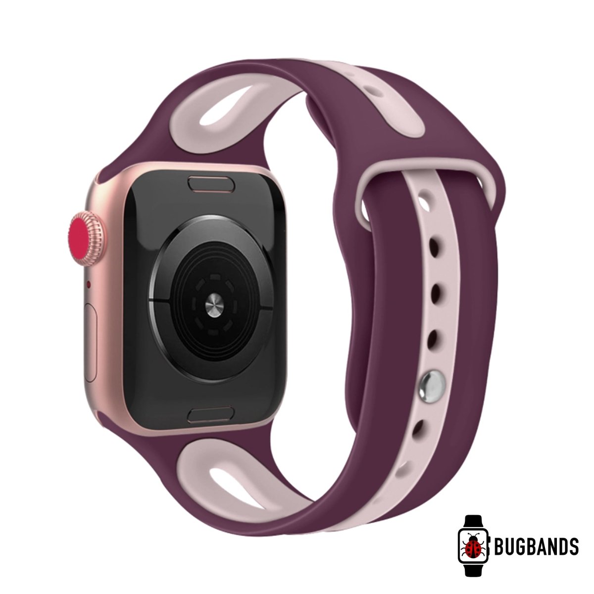 Purple & Pink BB Modern Sport Apple Watch Band - BugBands