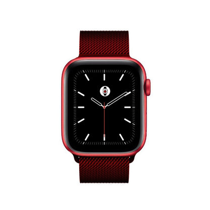 Red BB Milanese Loop Apple Watch Band - BugBands