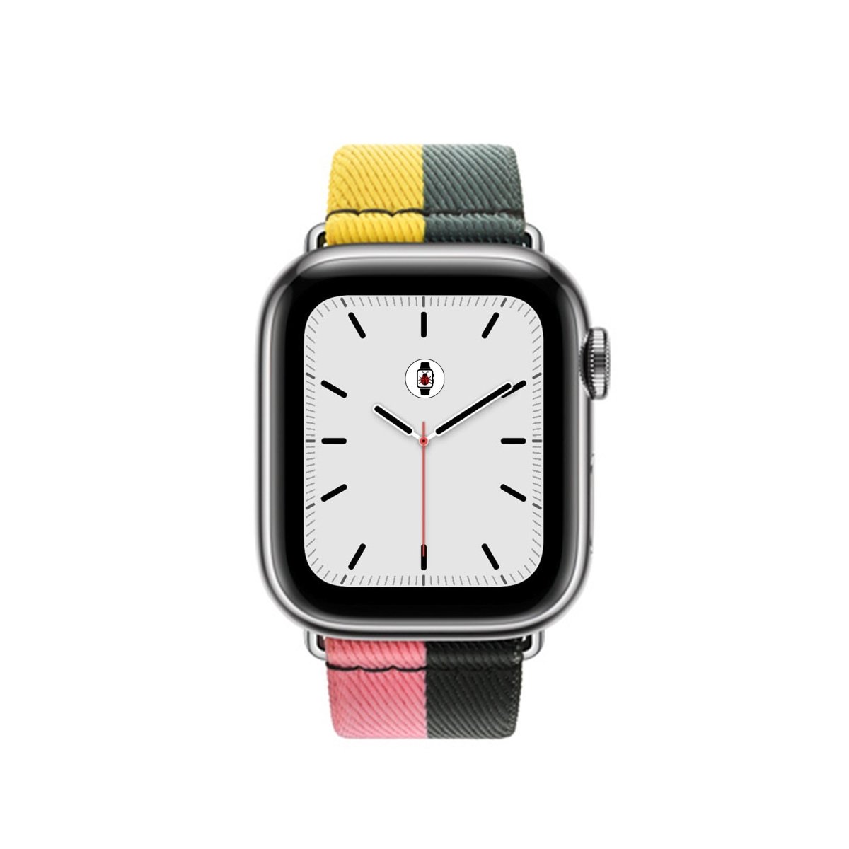 Rose Azalée/Noir BB Casaque Single Tour Apple Watch Band - BugBands