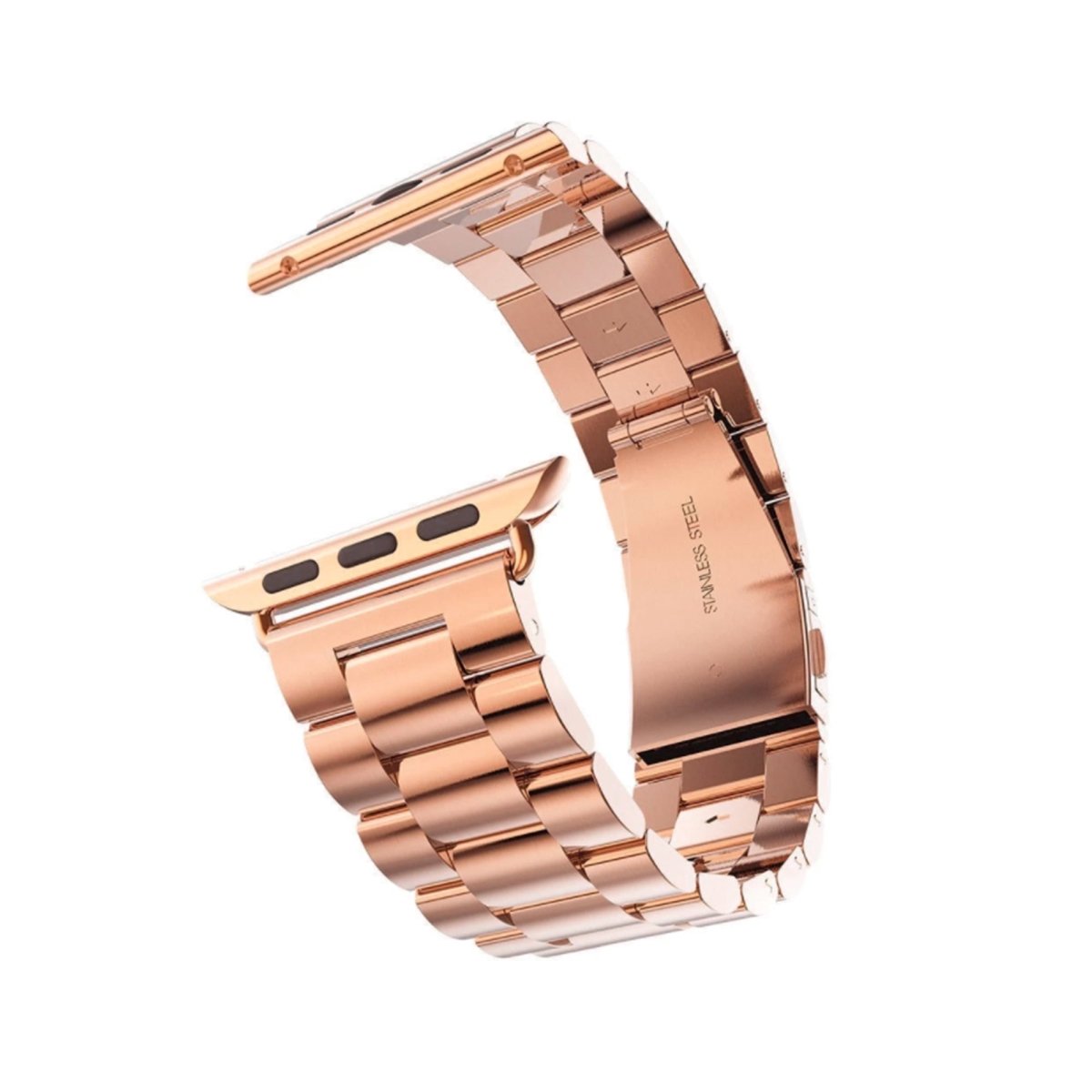 Rose Gold BB Steel Bracelet for Apple Watch - BugBands