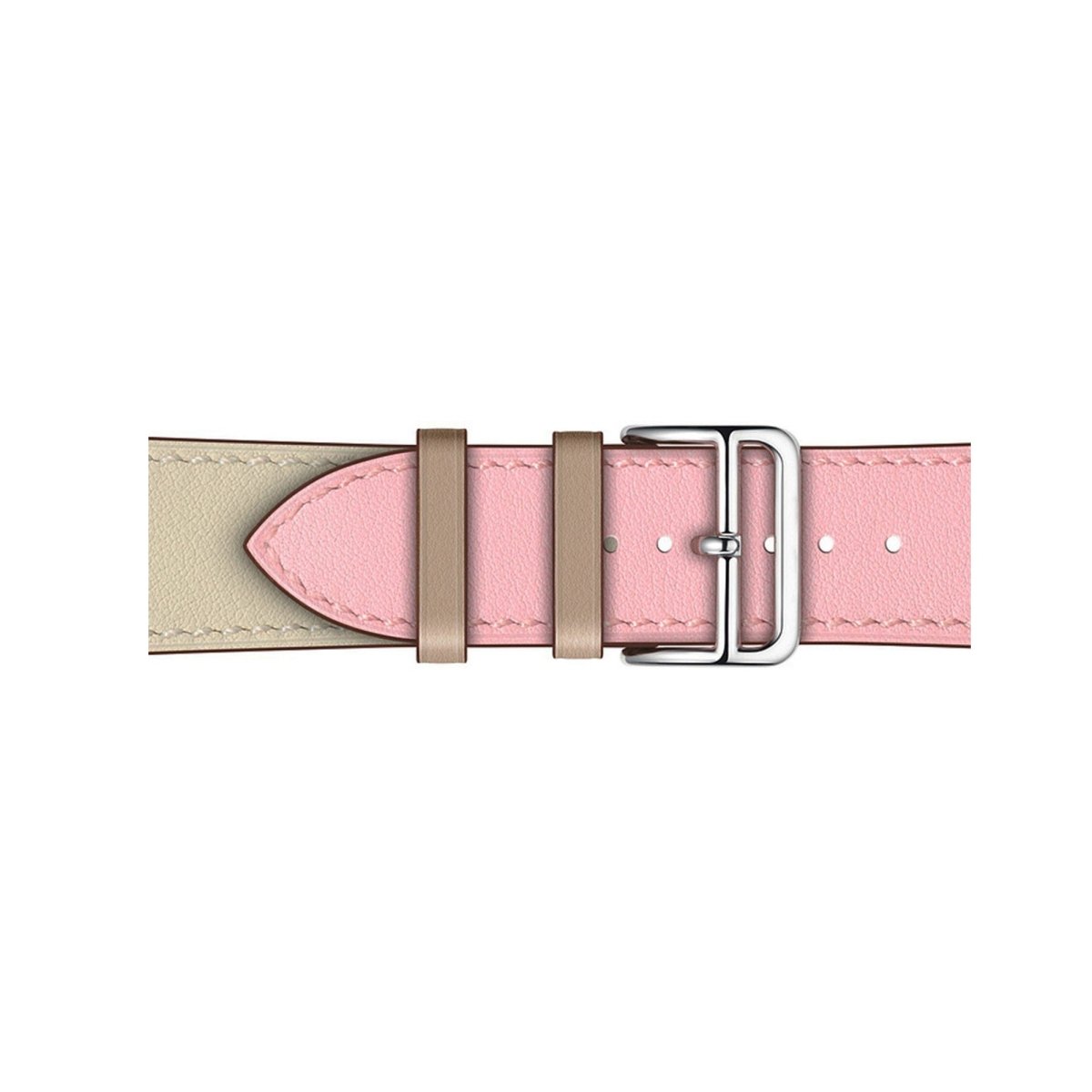 Rose Sakura/Craie/Argil BB Single Tour Apple Watch Band - BugBands