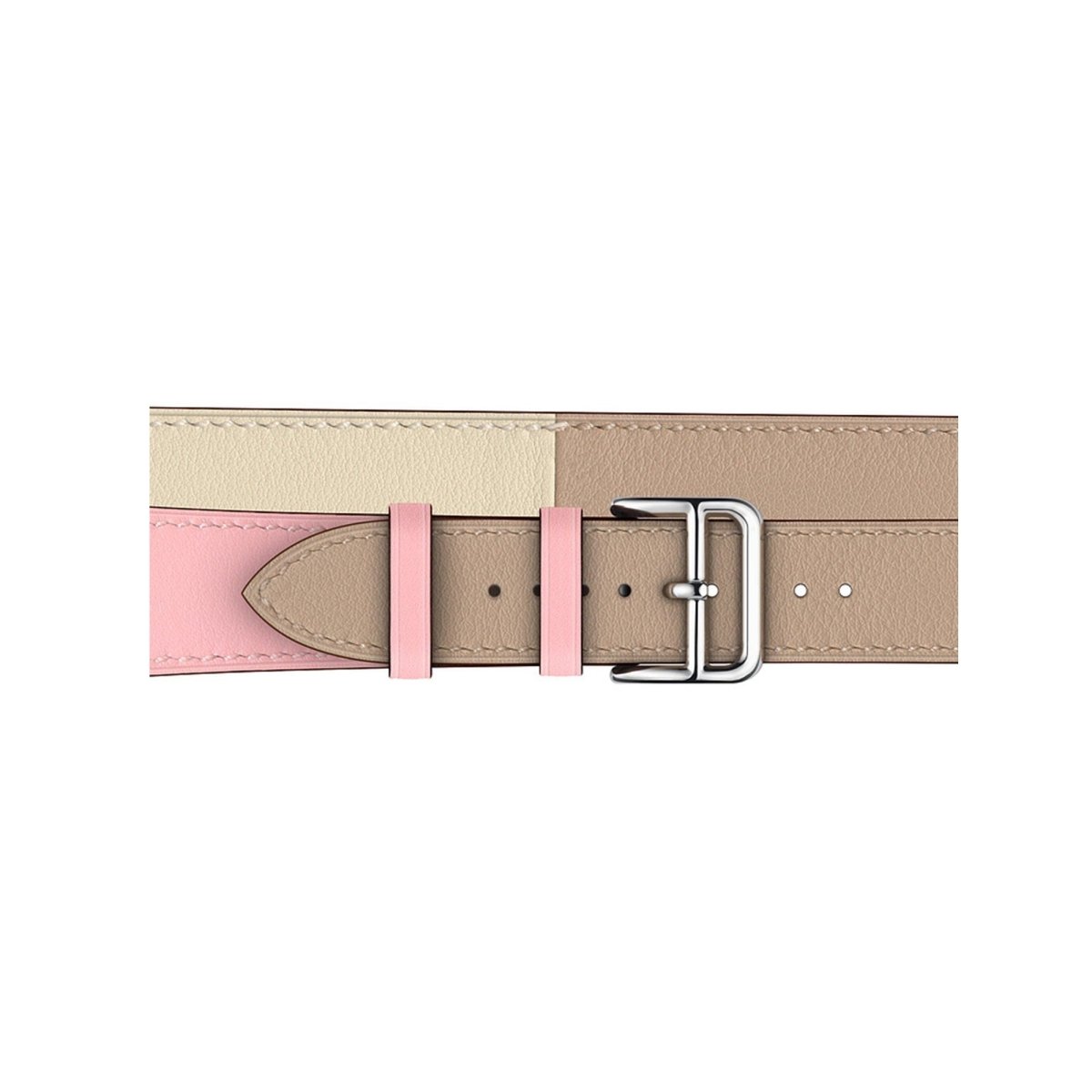 Rose Sakura/Craie/Argile BB Double Tour Apple Watch Band - BugBands