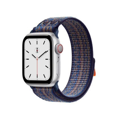 Royal/Orange BB Nylon Sport Fit Loop Apple Watch Band - BugBands