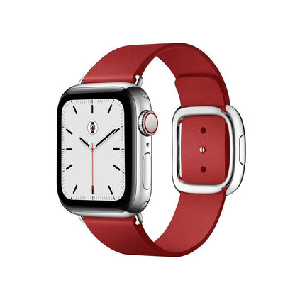 Ruby Red BB Modern Buckle Apple Watch Band - BugBands