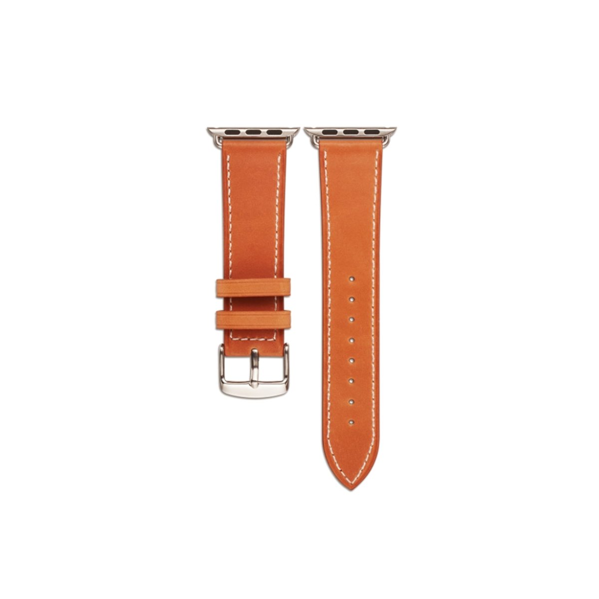 Saddle Brown BB Vintage Leather Apple Watch Band - BugBands