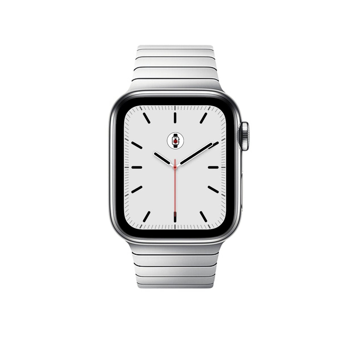 Silver BB Link Bracelet for Apple Watch - BugBands