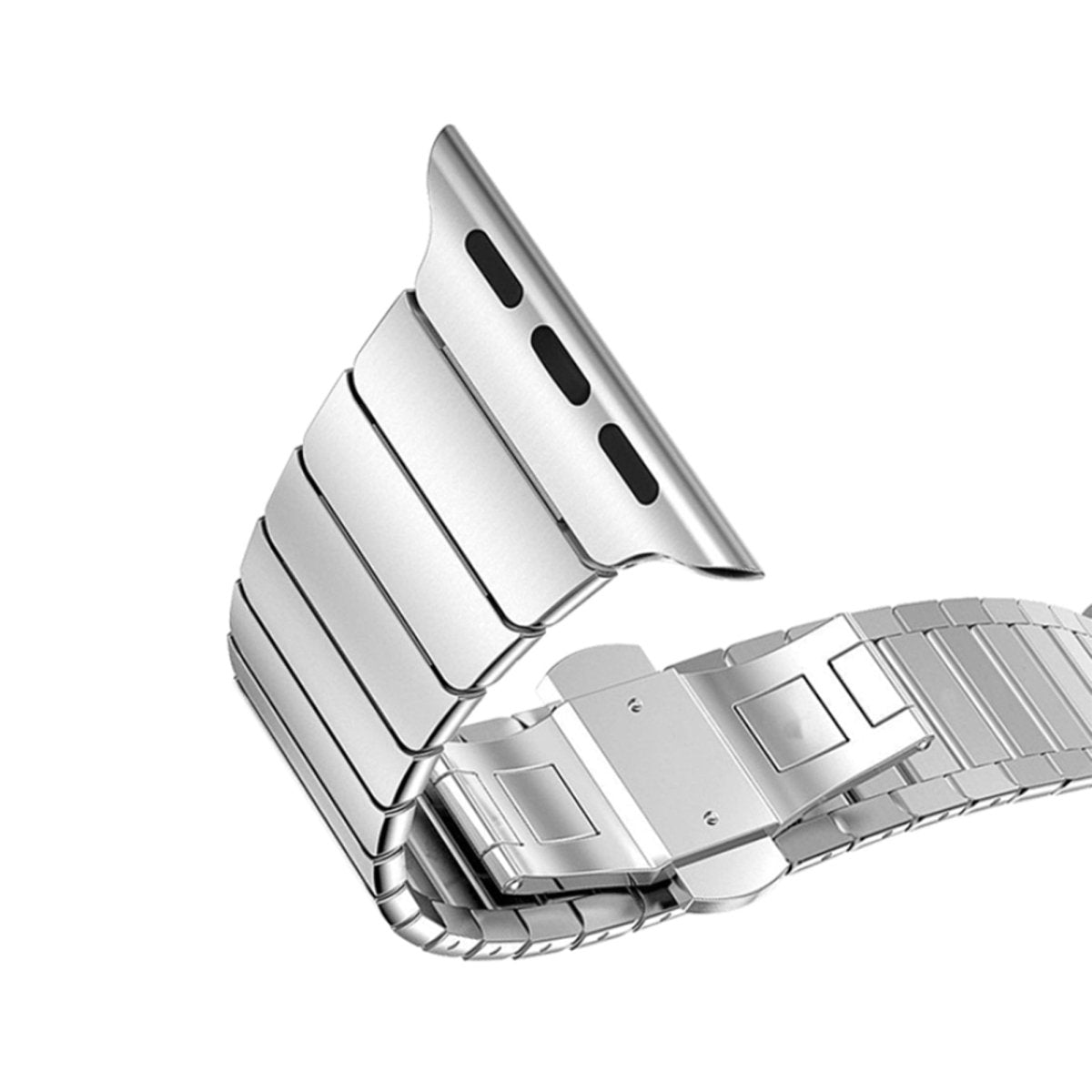 Silver BB Link Bracelet for Apple Watch - BugBands