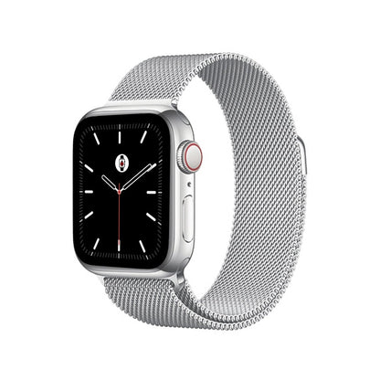 Silver BB Milanese Loop Apple Watch Band - BugBands