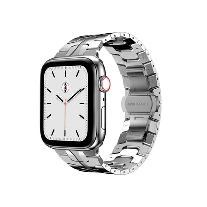 Silver BB Modern Steel Bracelet for Apple Watch - BugBands