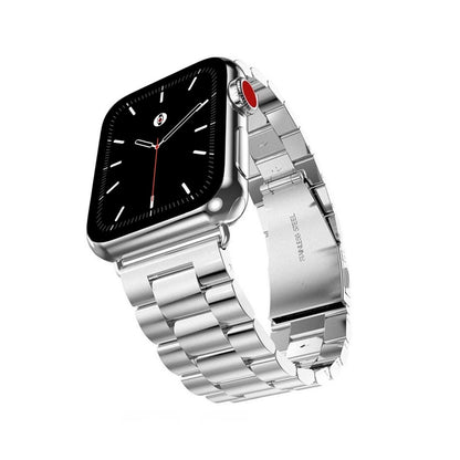 Silver BB Steel Bracelet for Apple Watch - BugBands