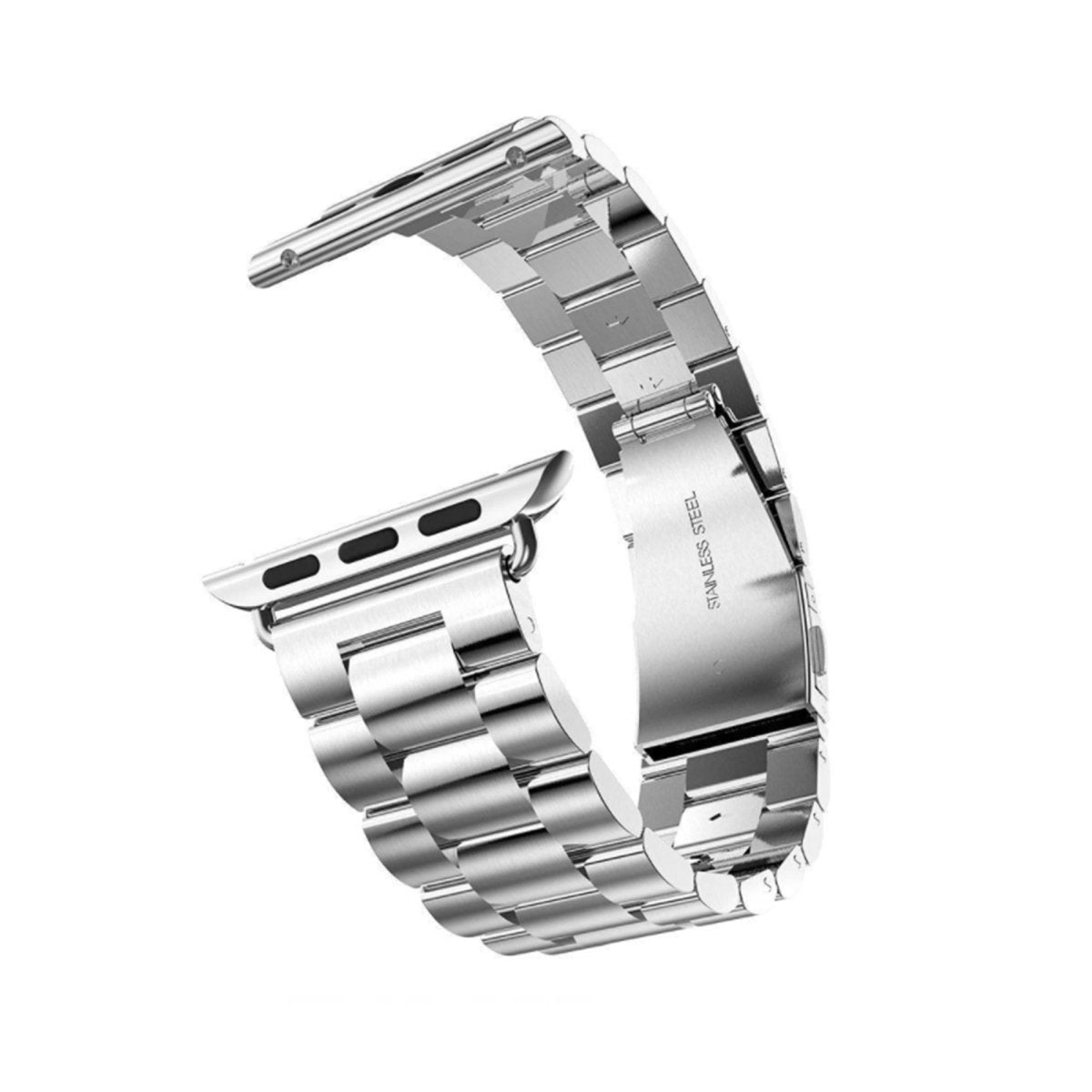 Silver BB Steel Bracelet for Apple Watch - BugBands