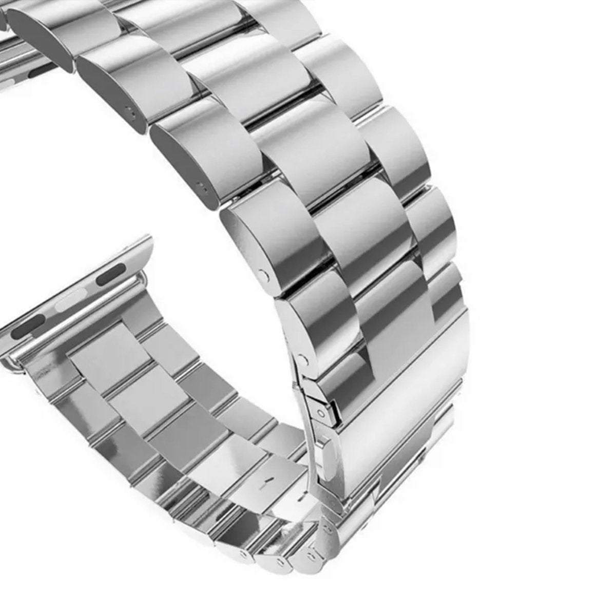 Silver BB Steel Bracelet for Apple Watch - BugBands