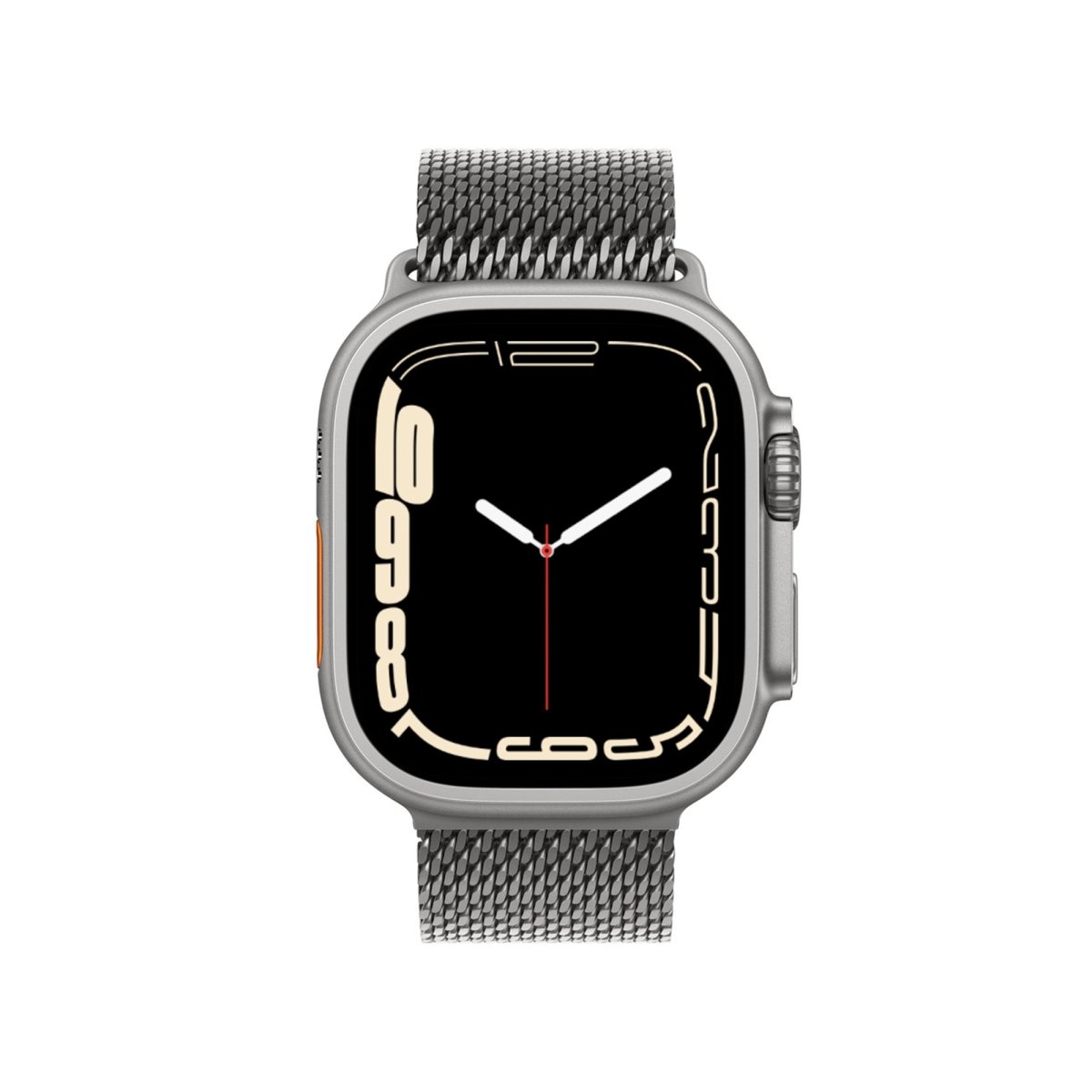 Silver Titanium Milanese Loop Apple Watch Band - BugBands