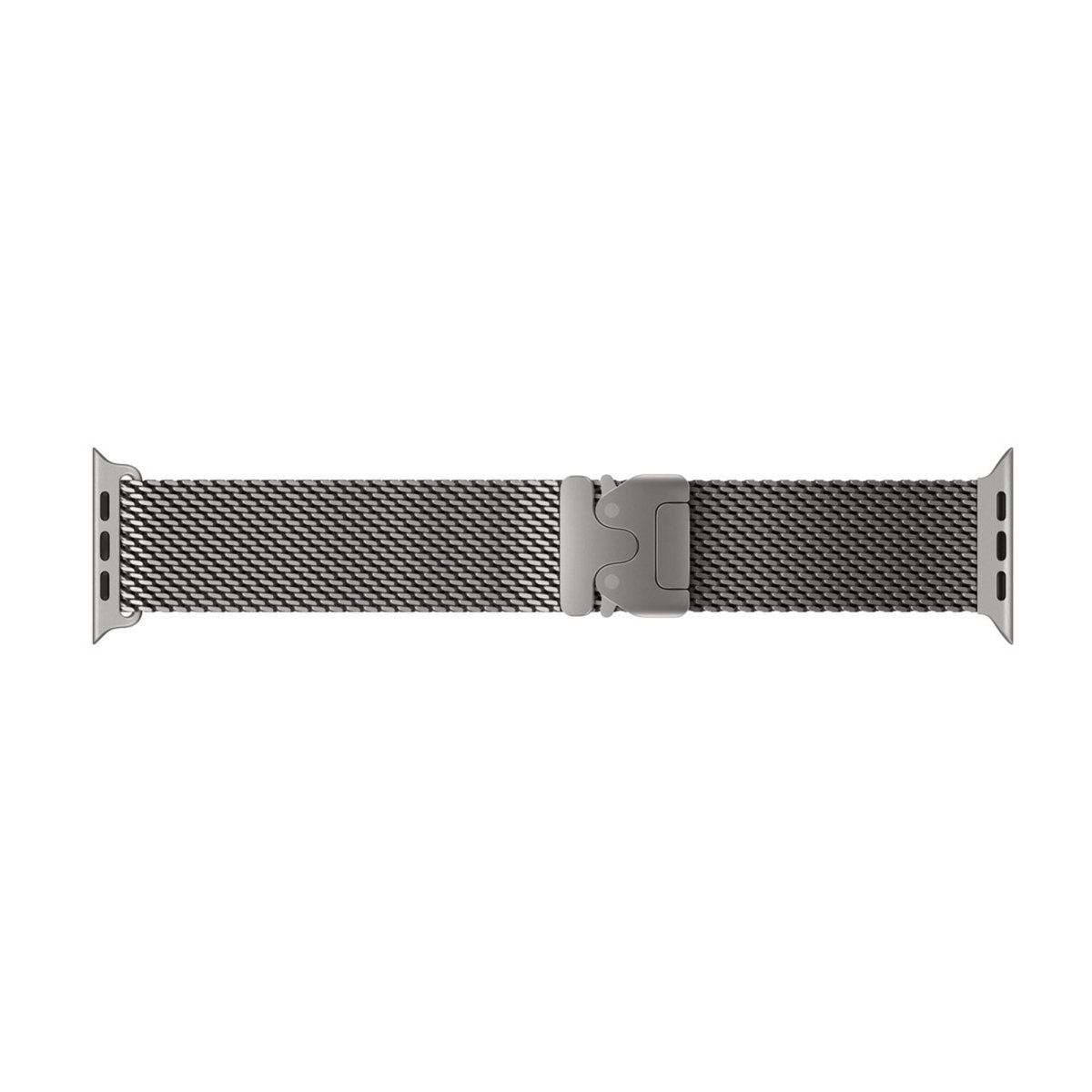 Silver Titanium Milanese Loop Apple Watch Band - BugBands