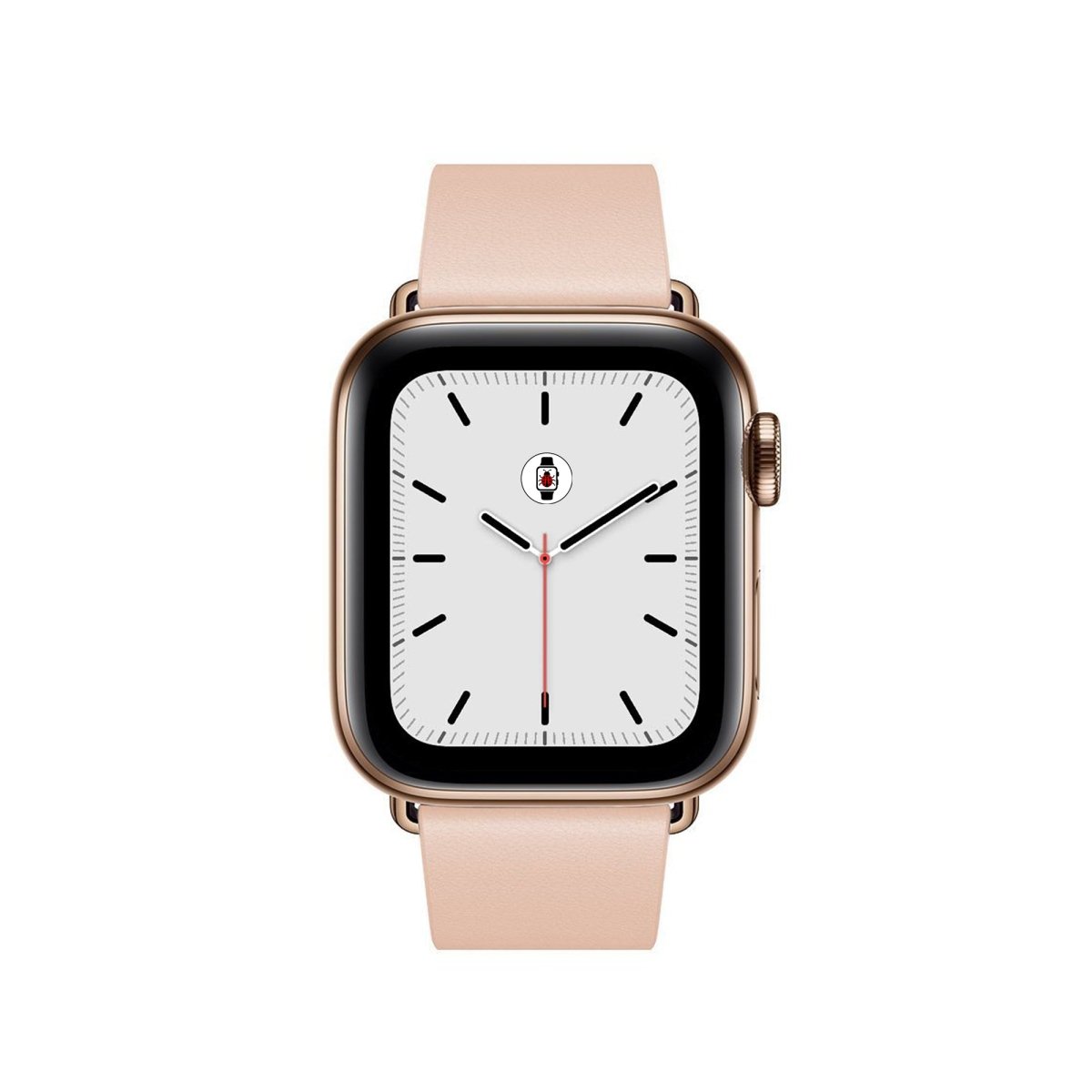 Soft Pink BB Modern Buckle Apple Watch Band - BugBands