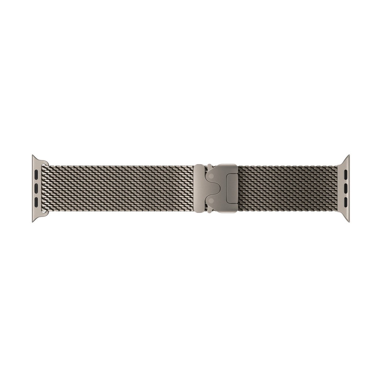 Starlight Titanium Milanese Loop Apple Watch Band - BugBands