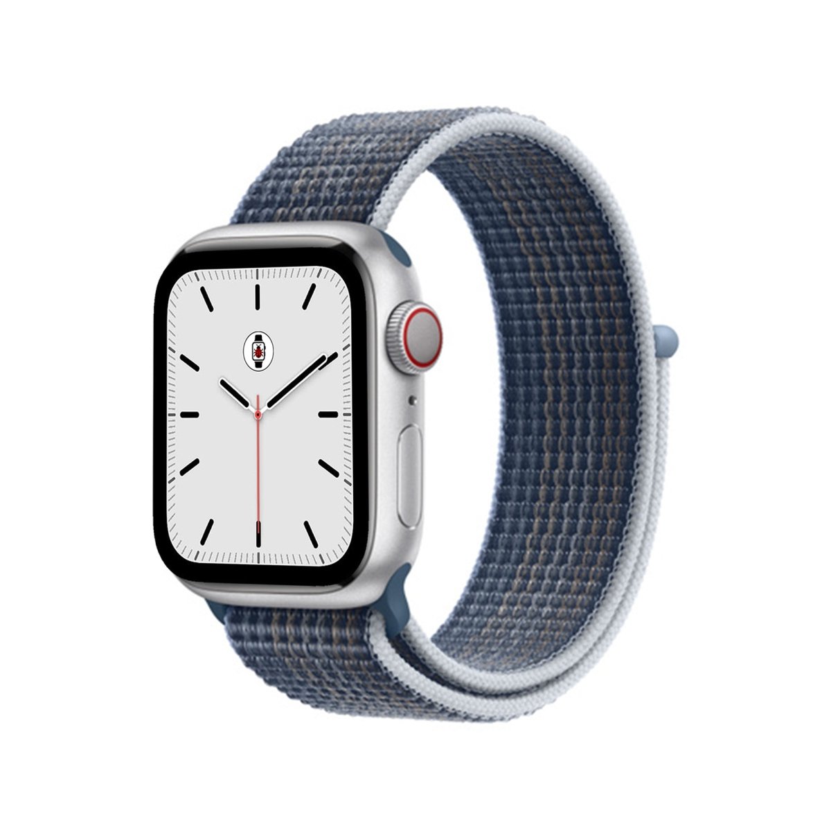 Storm Blue BB Nylon Sport Loop Apple Watch Band - BugBands