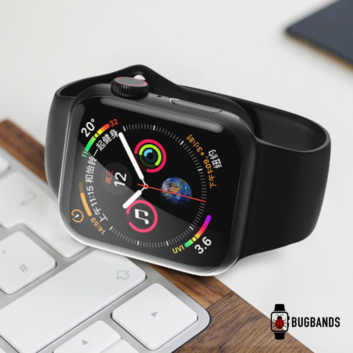 Tempered Glass Screen Protector - Apple Watch - BugBands