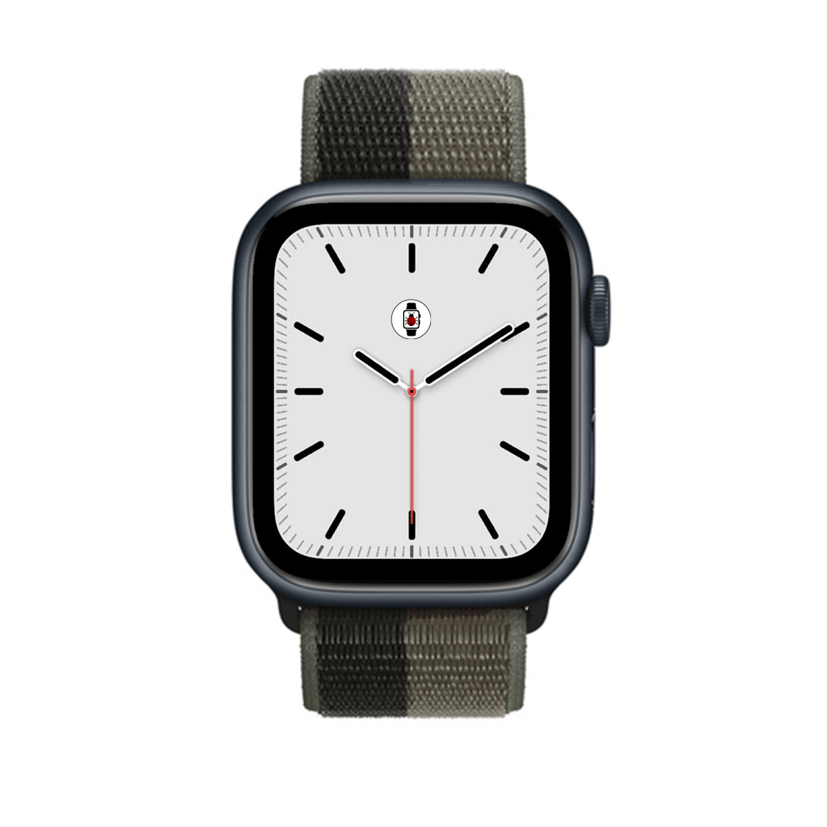 Tornado/Grey BB Nylon Sport Loop Apple Watch Band - BugBands