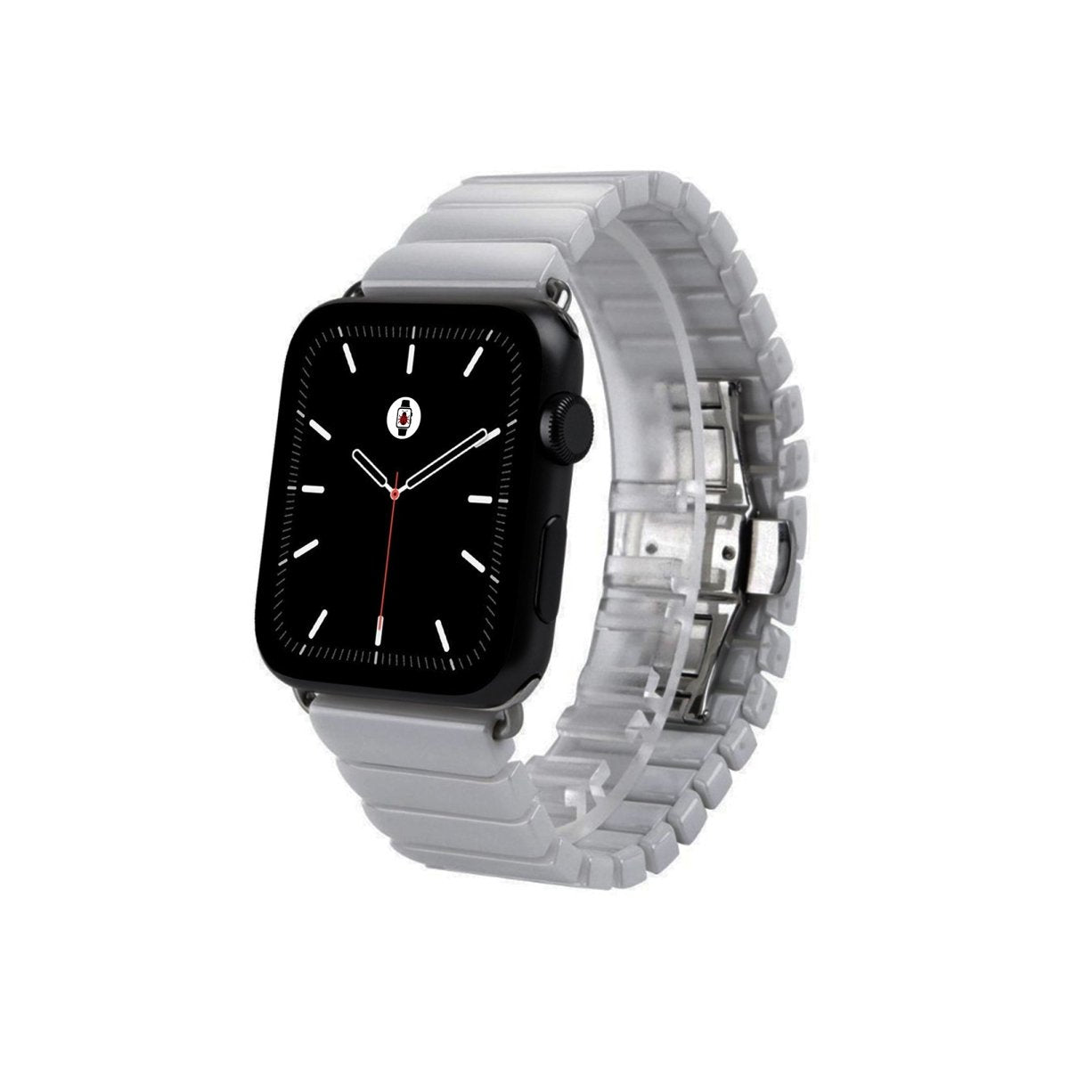 White BB Ceramic Bracelet for Apple Watch - BugBands