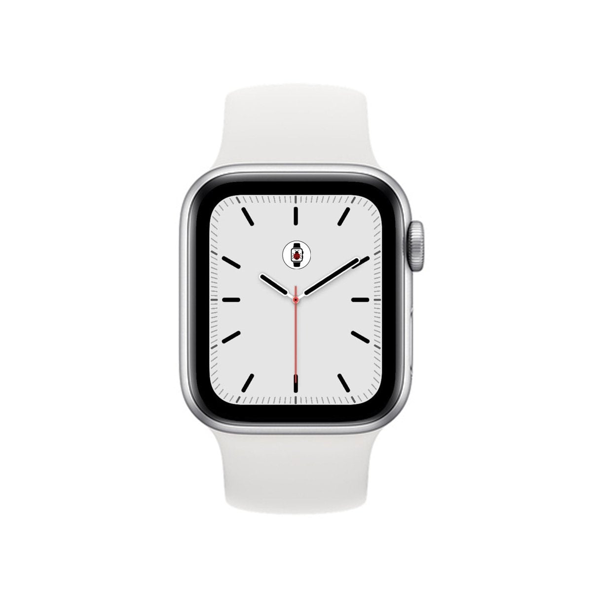 White BB Solo Loop Apple Watch Band - BugBands