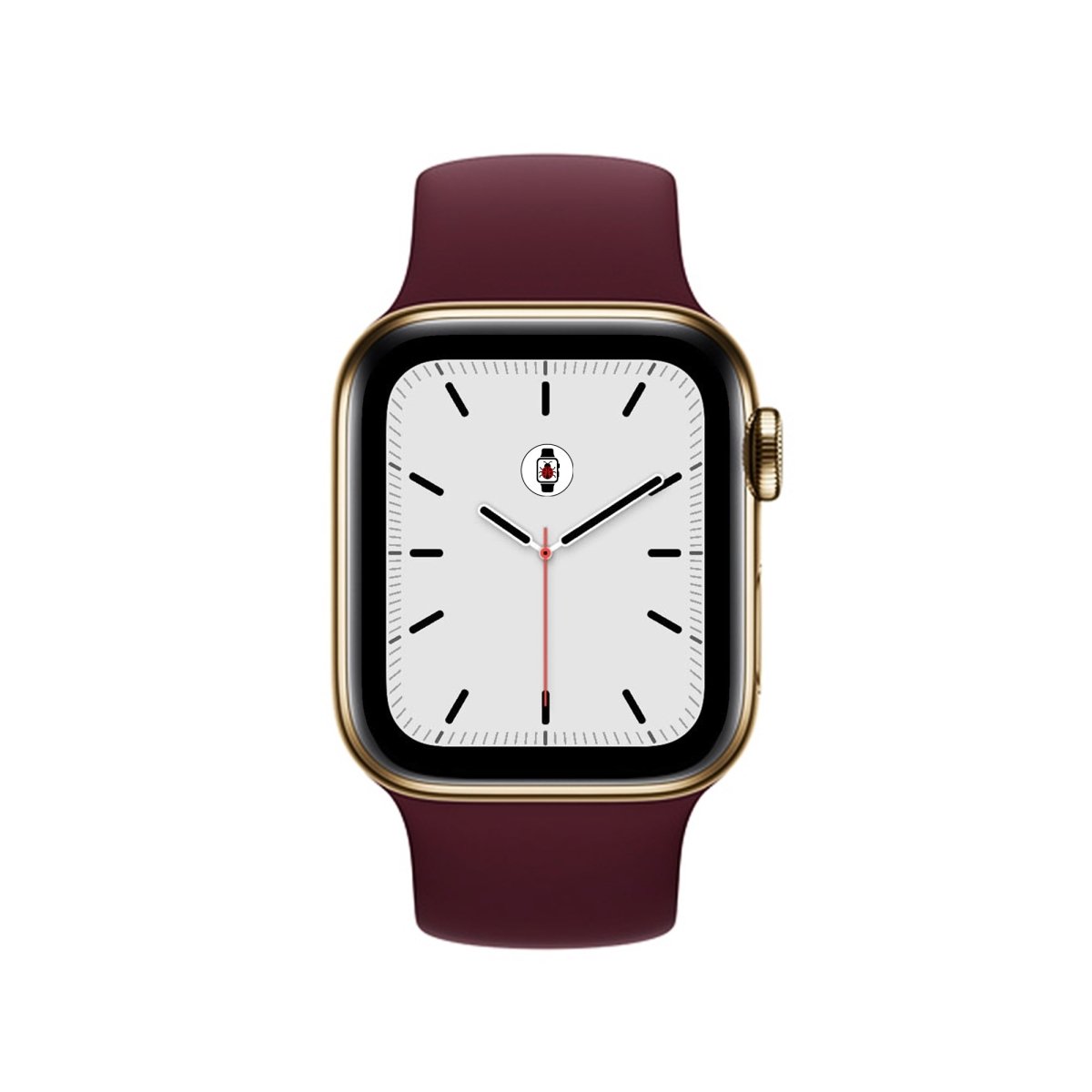 Wine Red BB Solo Loop Apple Watch Band - BugBands