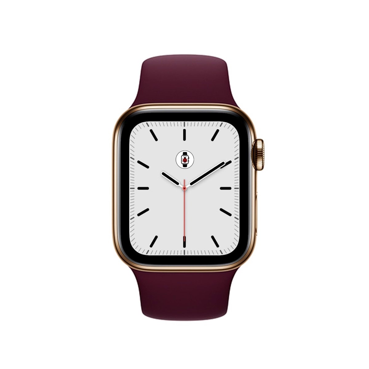 Wine Red BB Sport Apple Watch Band - BugBands